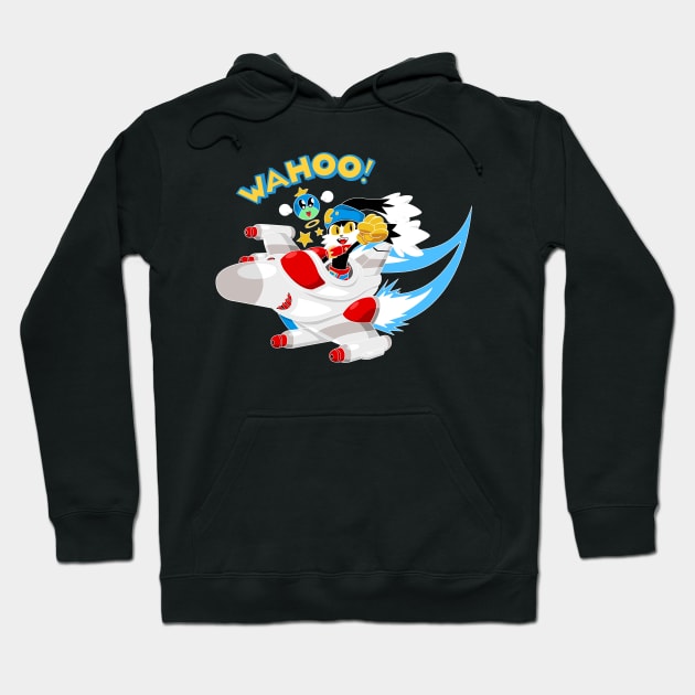 Klonoa X Galaga Hoodie by nextodie